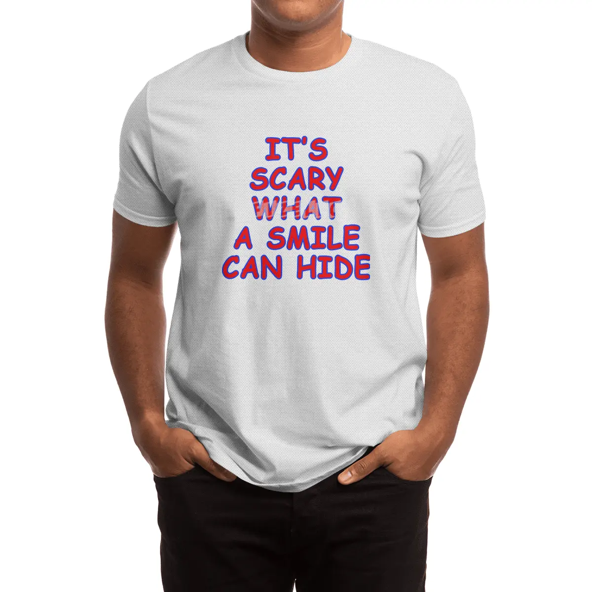 a smile Spor T-Shirt