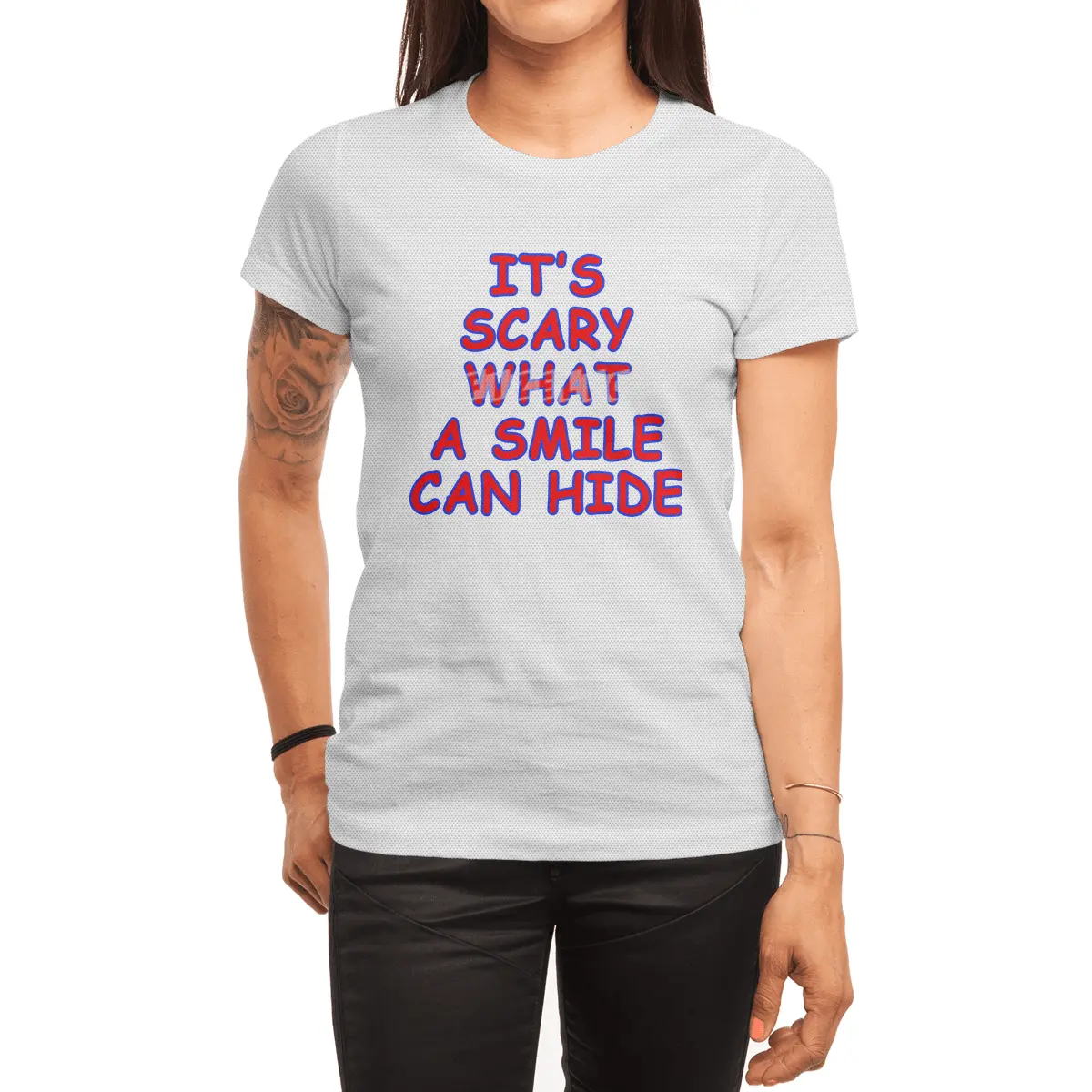 a smile Spor T-Shirt