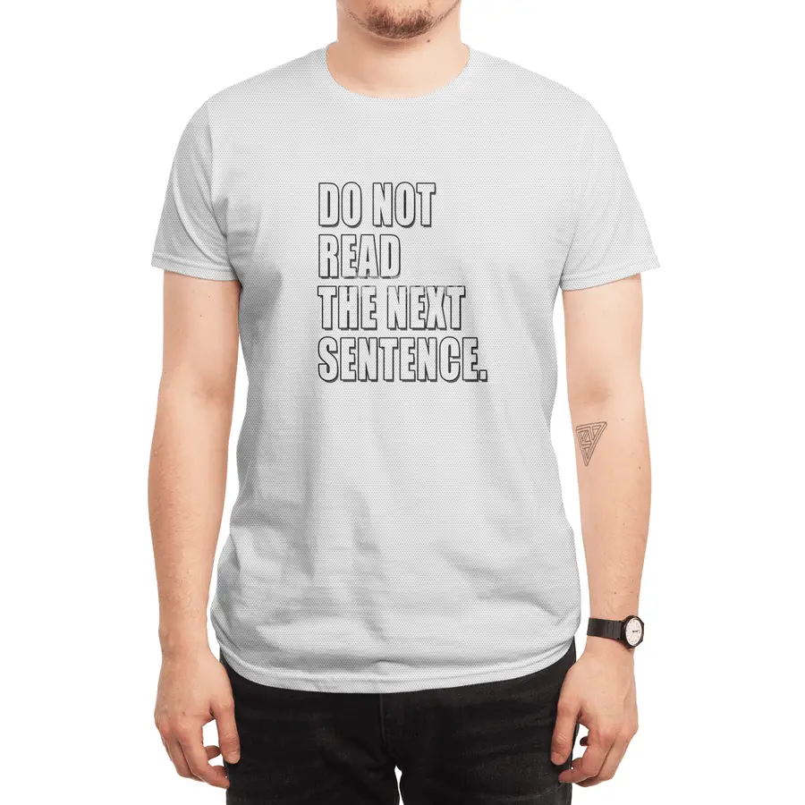 don't read Spor T-Shirt