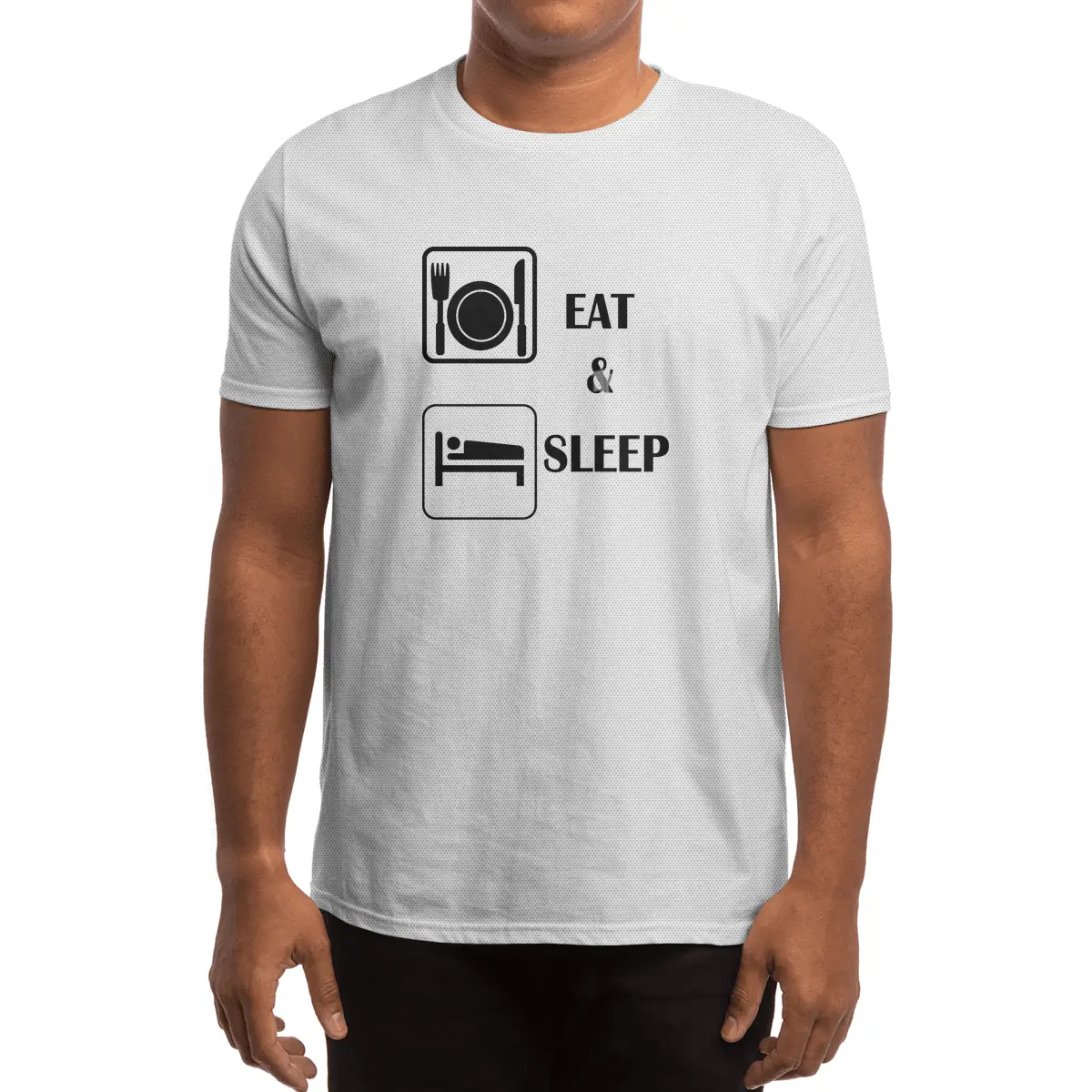 eat and sleep Spor T-Shirt