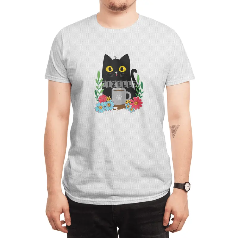 Coffee Cat Spor T-Shirt
