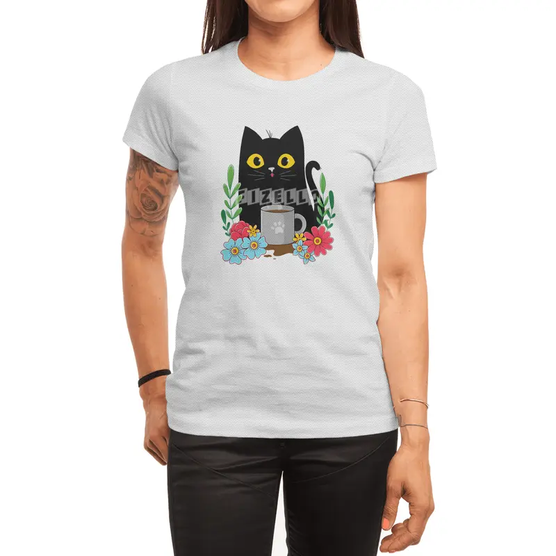Coffee Cat Spor T-Shirt