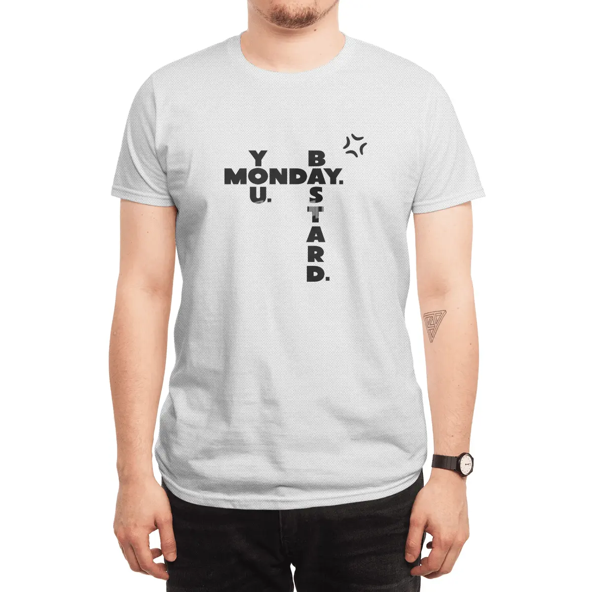 Monday You Bastard Spor T-Shirt