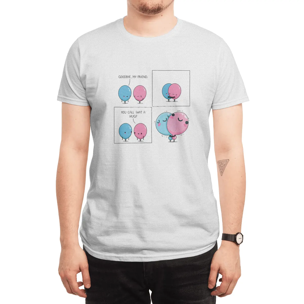 You call that a hug? Spor T-Shirt