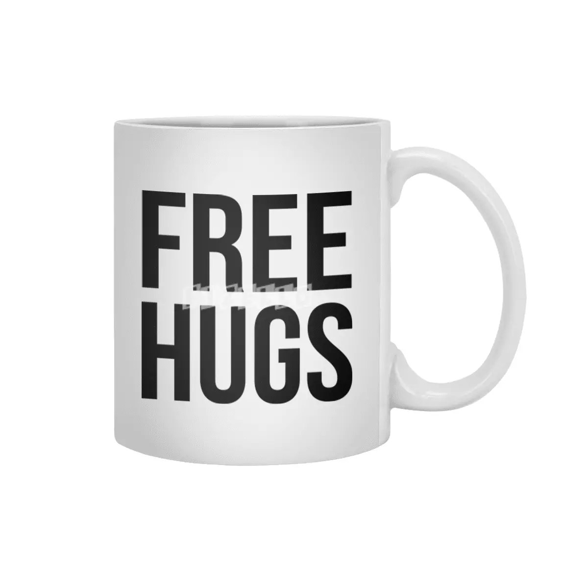 FREE HUGS Beyaz Kupa