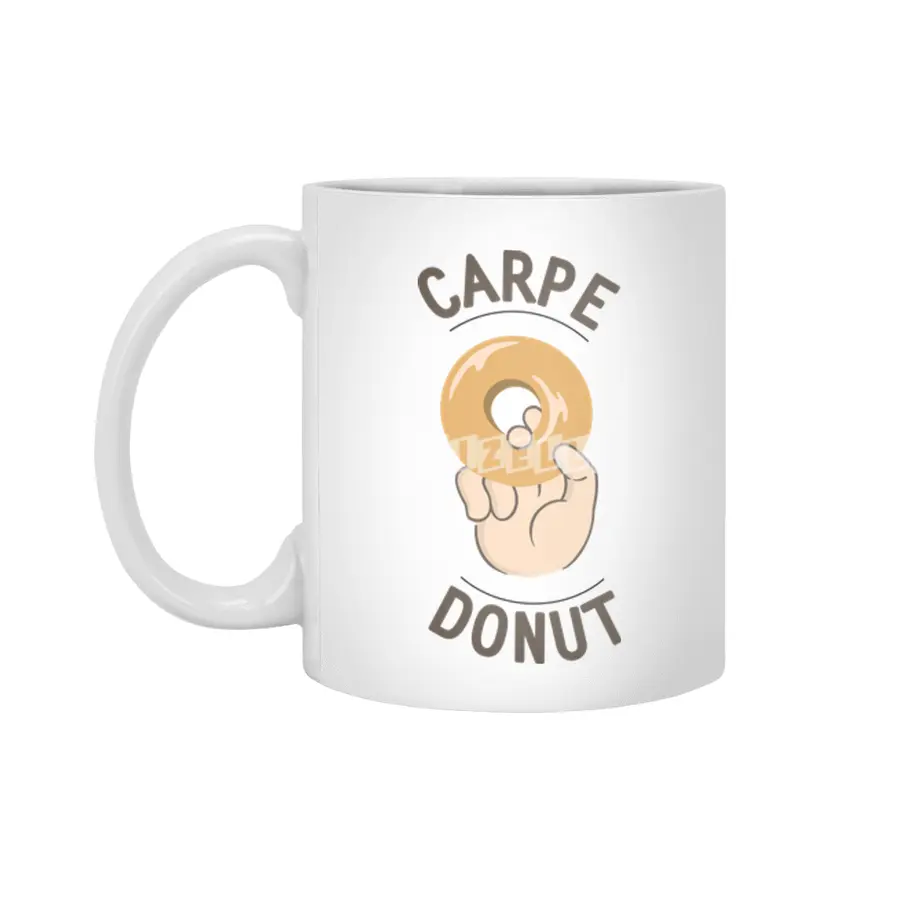 Carpe Donut Beyaz Kupa