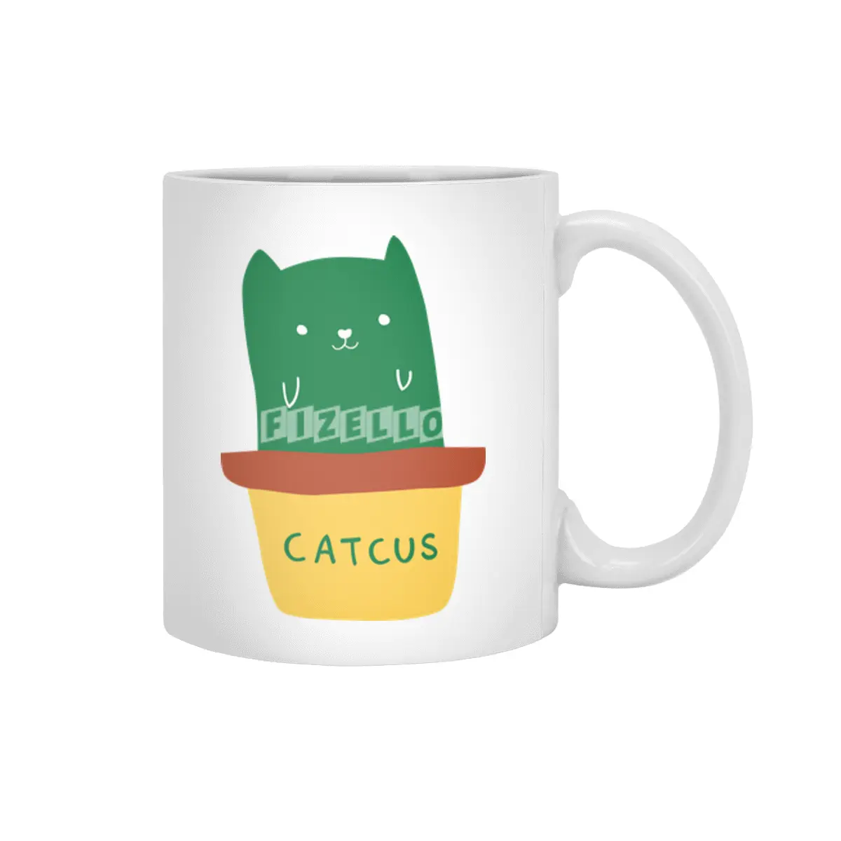 Catcus Beyaz Kupa