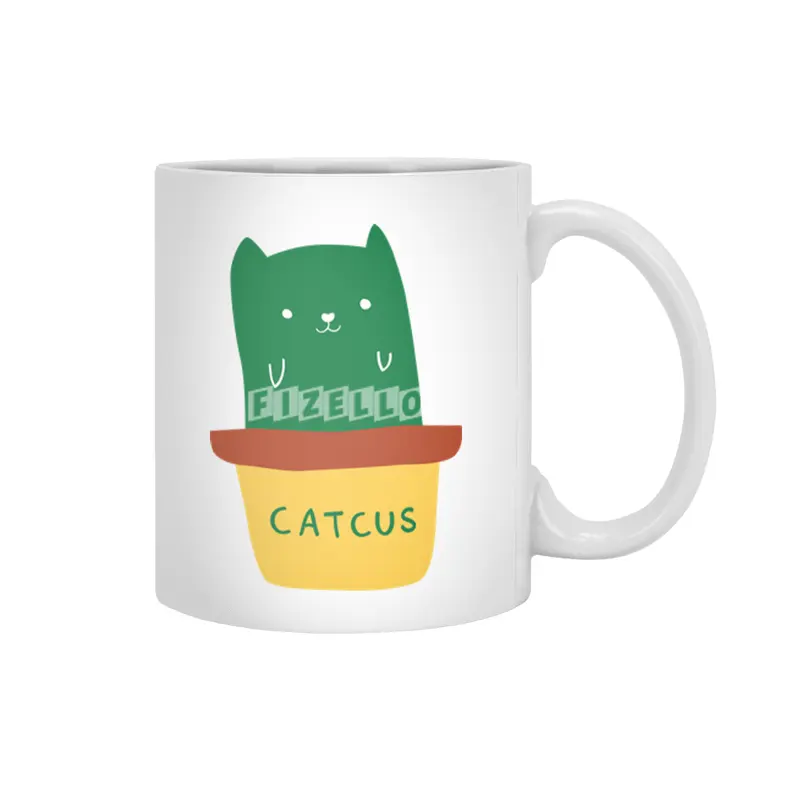 Catcus Beyaz Kupa