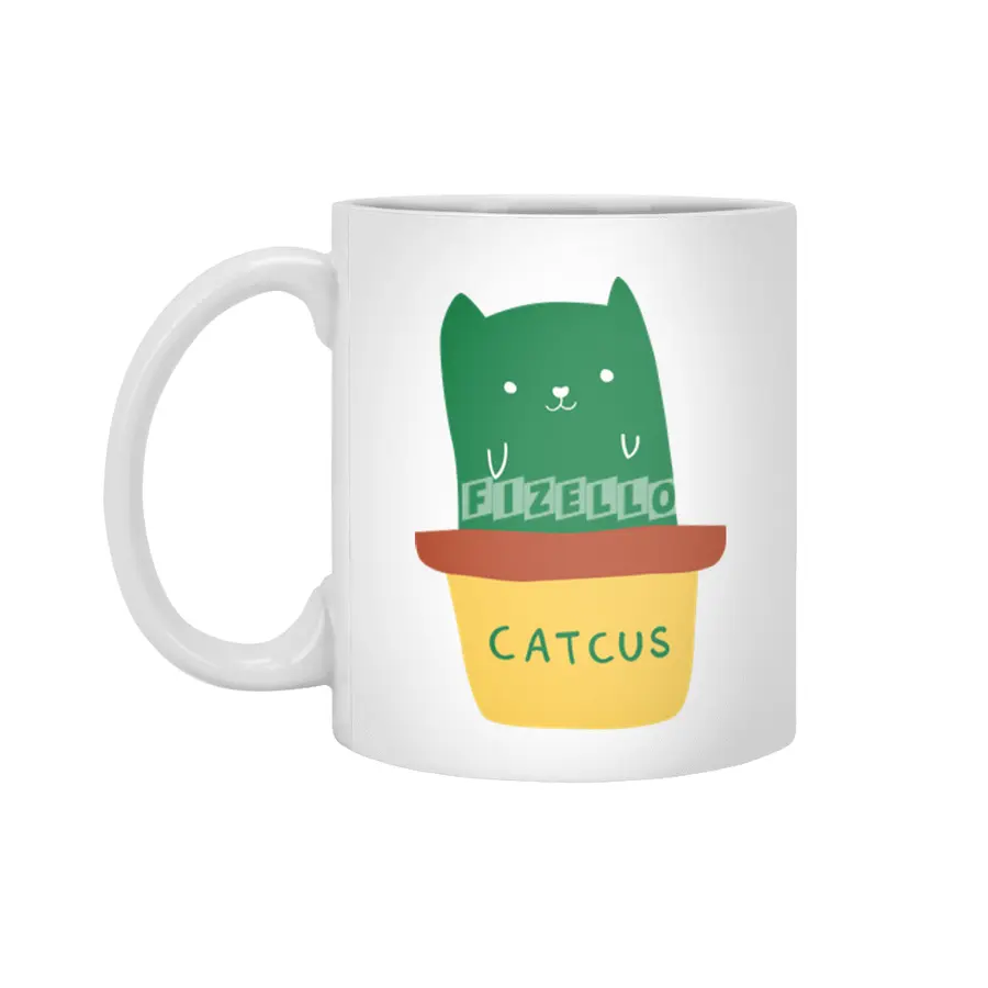 Catcus Beyaz Kupa