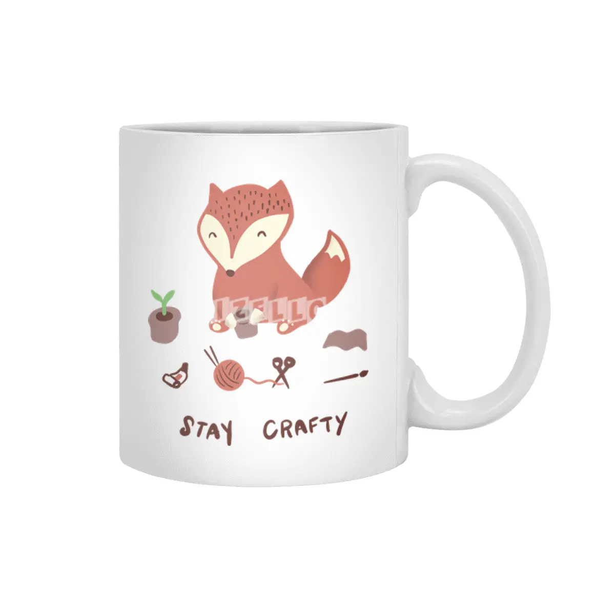 Crafty as a Fox Beyaz Kupa