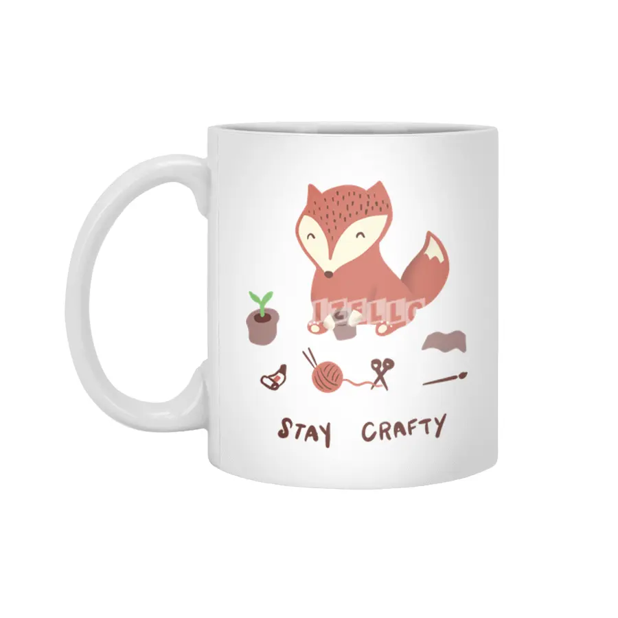 Crafty as a Fox Beyaz Kupa