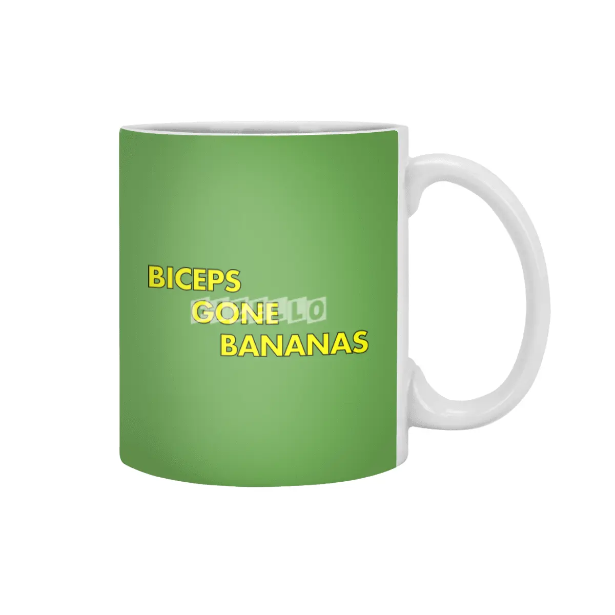 Biceps Gone Bananas Beyaz Kupa