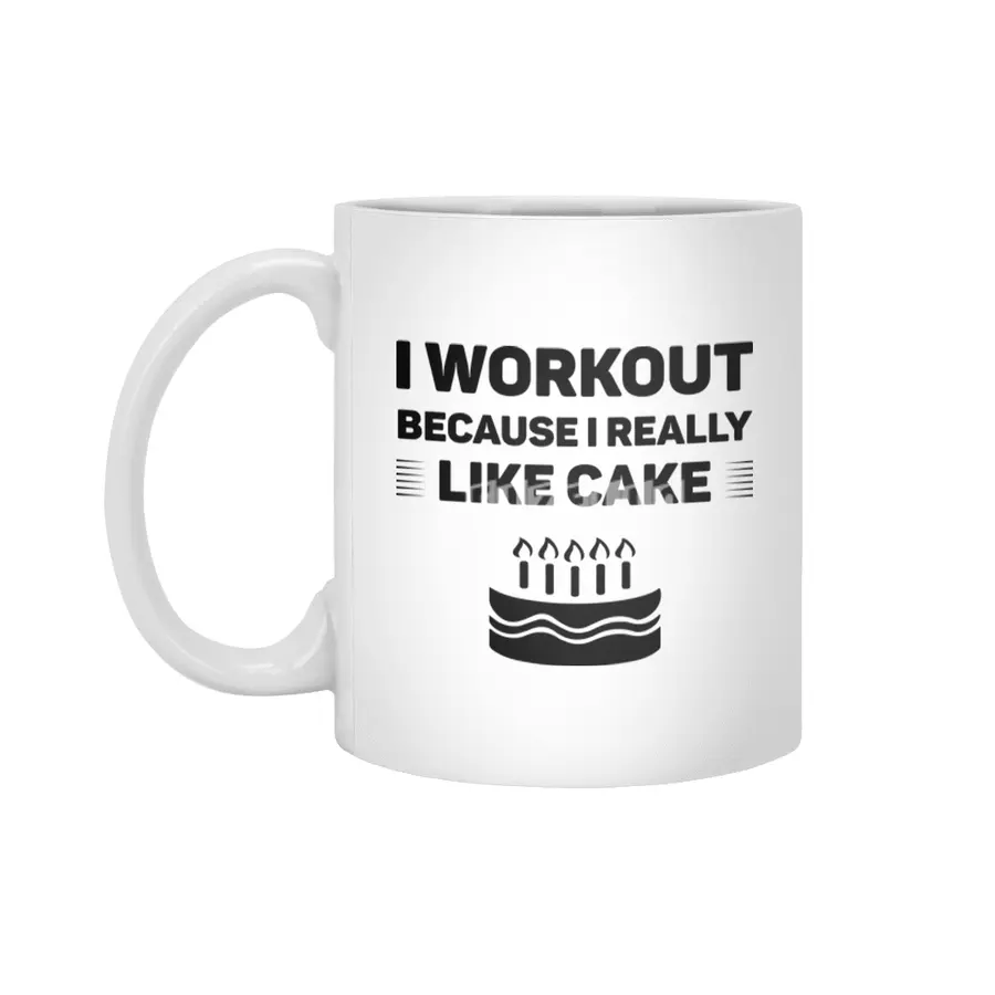 Cake1 Beyaz Kupa