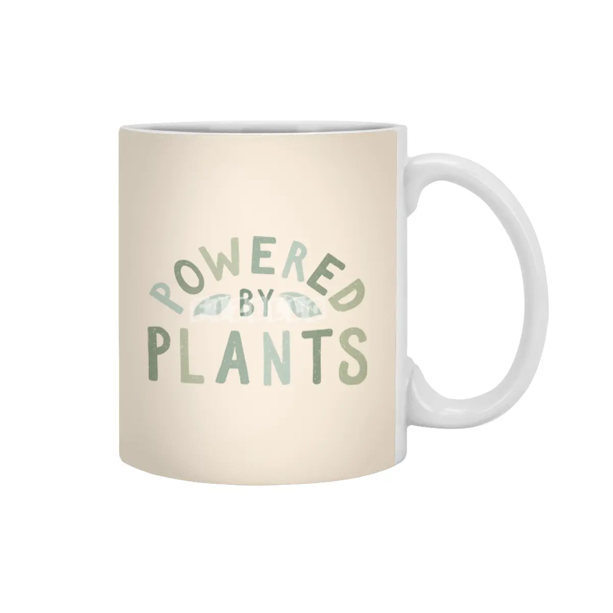 Powered by plants Beyaz Kupa