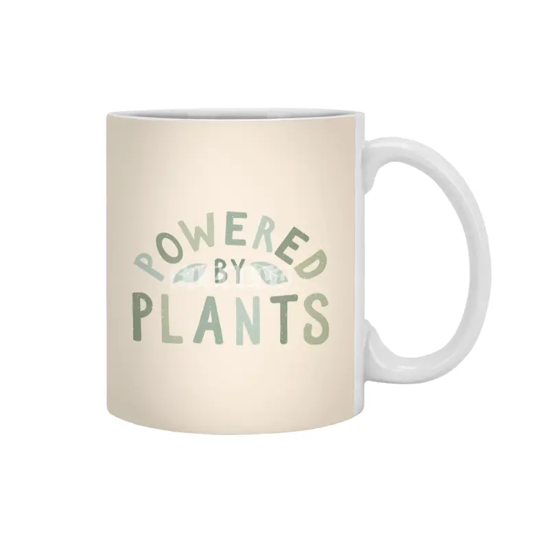 Powered by plants Beyaz Kupa