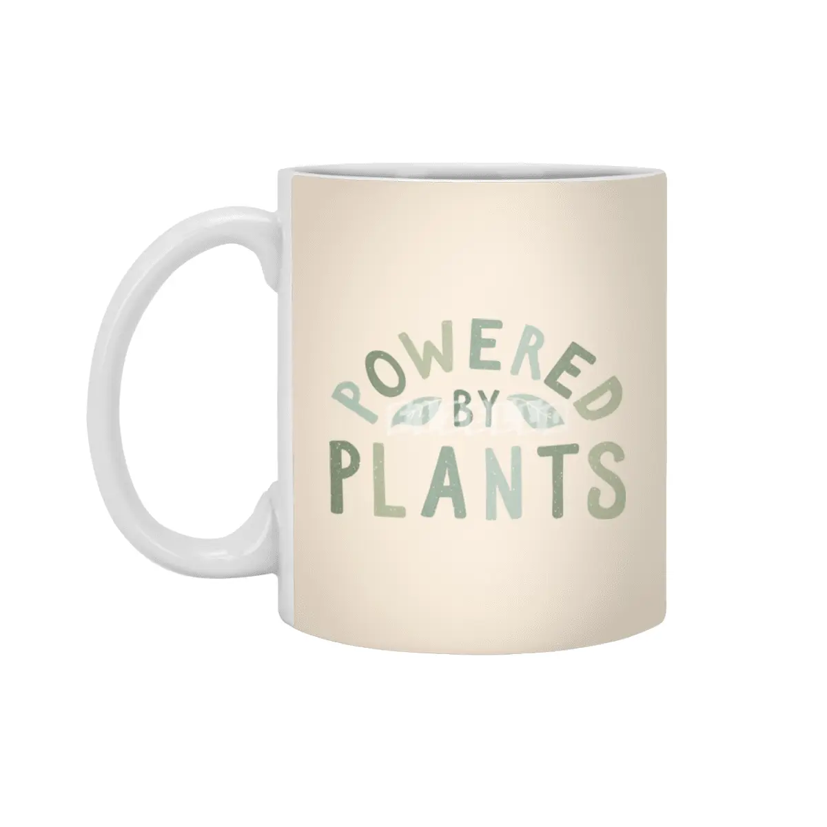 Powered by plants Beyaz Kupa