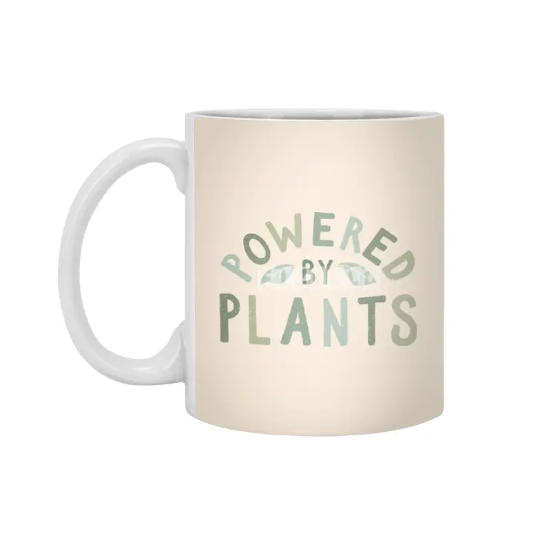 Powered by plants Beyaz Kupa
