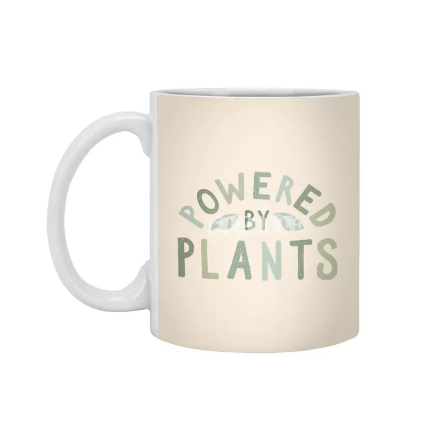 Powered by plants Beyaz Kupa