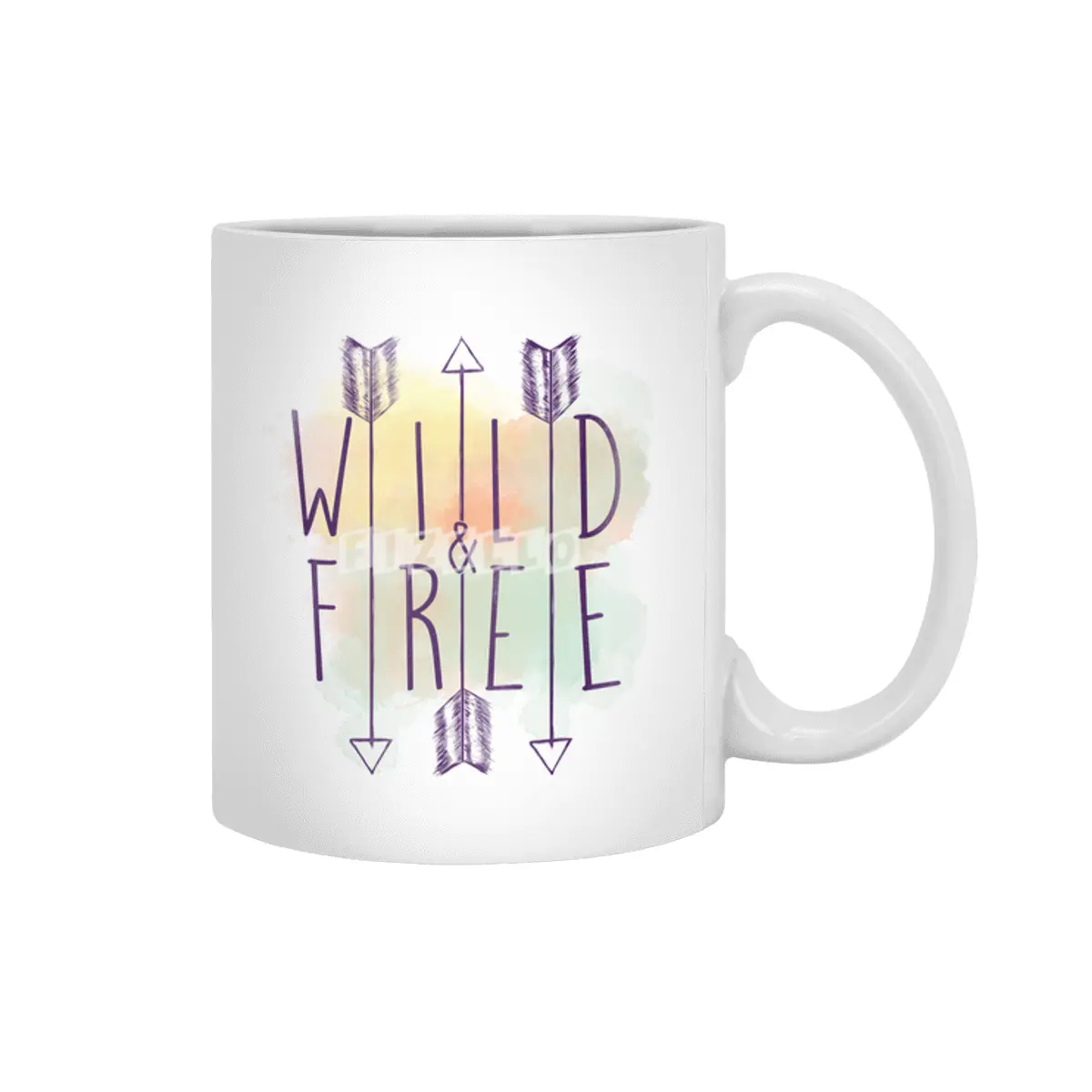 Wild and Free Beyaz Kupa