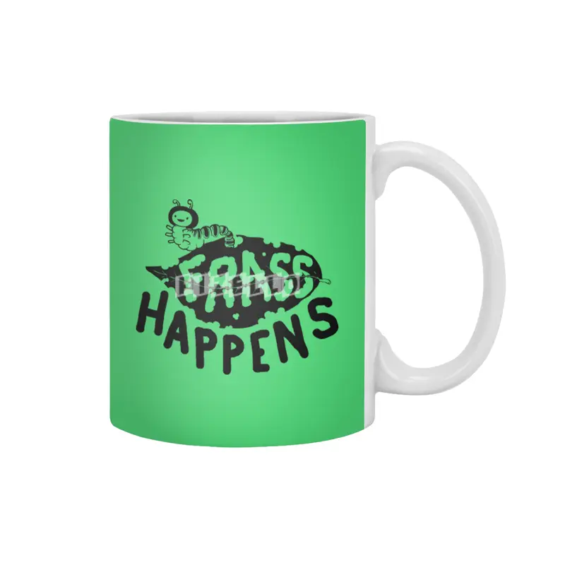 Frass Happens Beyaz Kupa