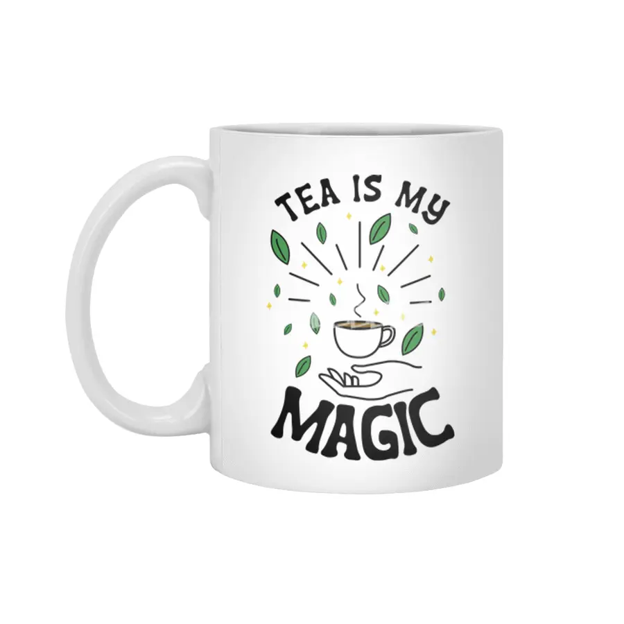 Tea Is My Magic Beyaz Kupa
