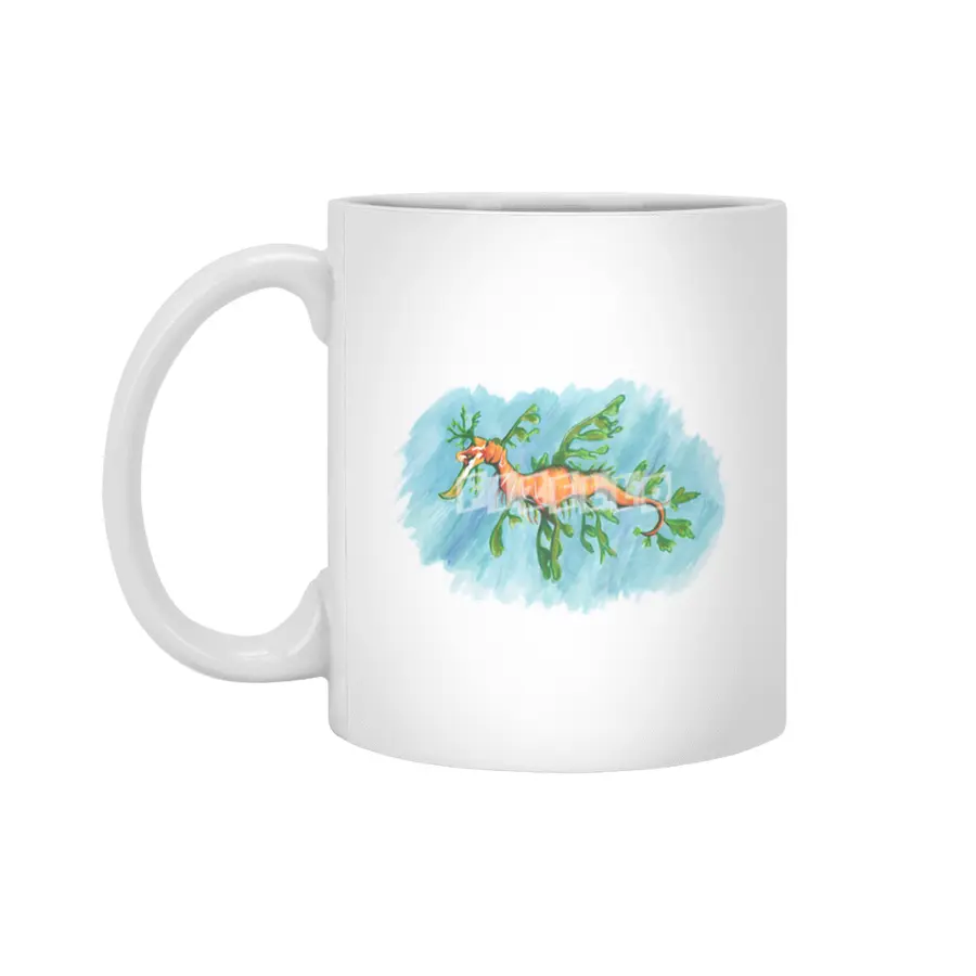 Leafy Seadragon Beyaz Kupa