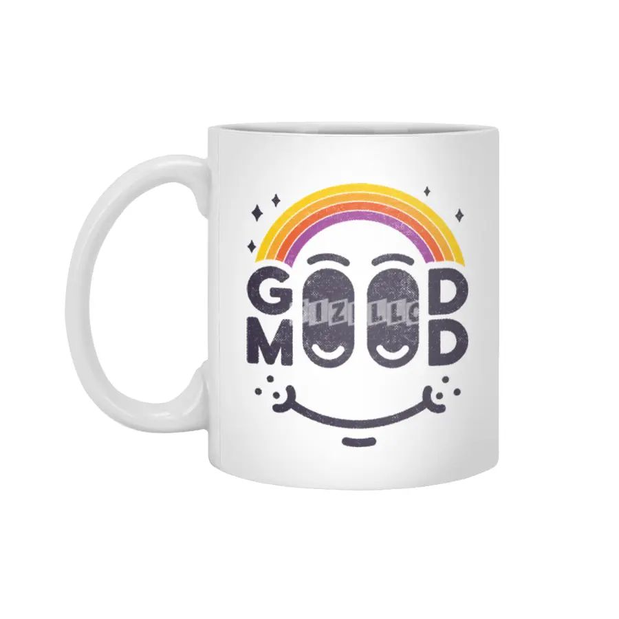 Good Mood rainbow Beyaz Kupa