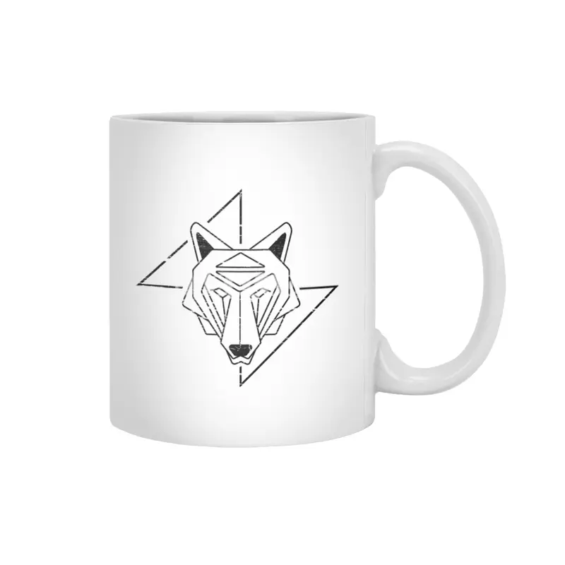 Black Wolf Beyaz Kupa
