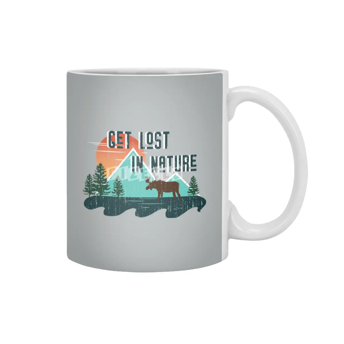 Get Lost in Nature Beyaz Kupa