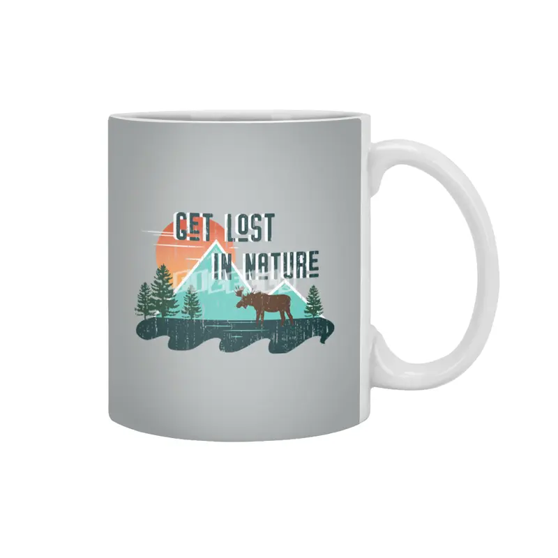 Get Lost in Nature Beyaz Kupa