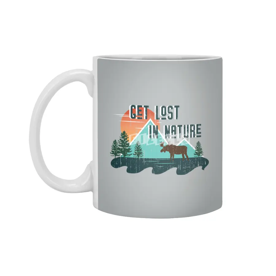 Get Lost in Nature Beyaz Kupa