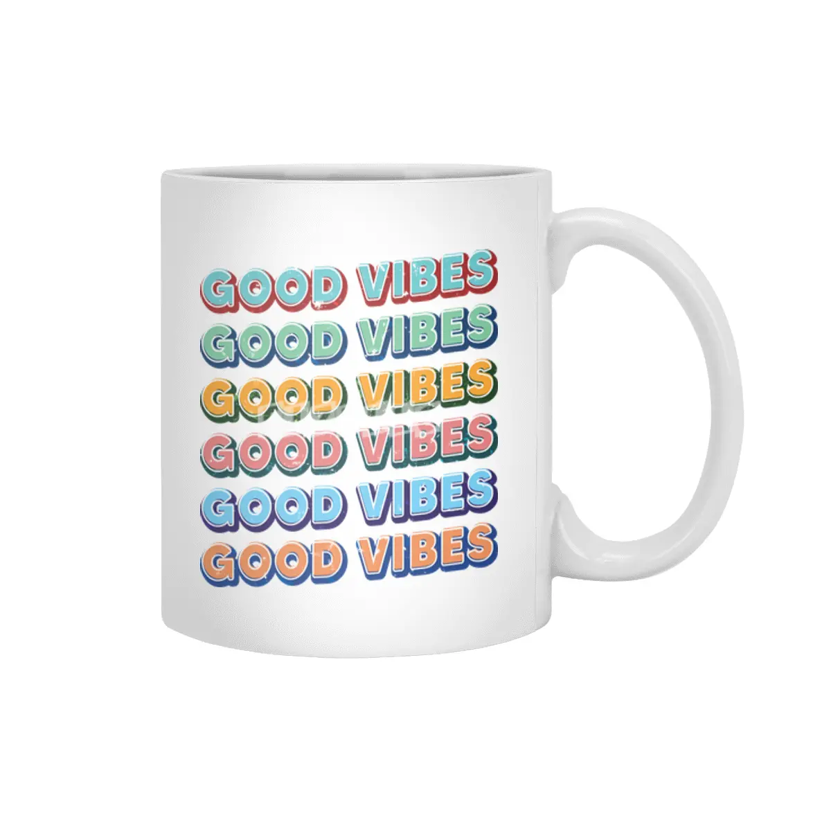 Good Vibes (Only) Beyaz Kupa