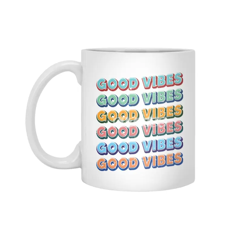 Good Vibes (Only) Beyaz Kupa