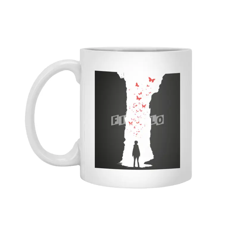 A Light In The End - Vector Design Beyaz Kupa