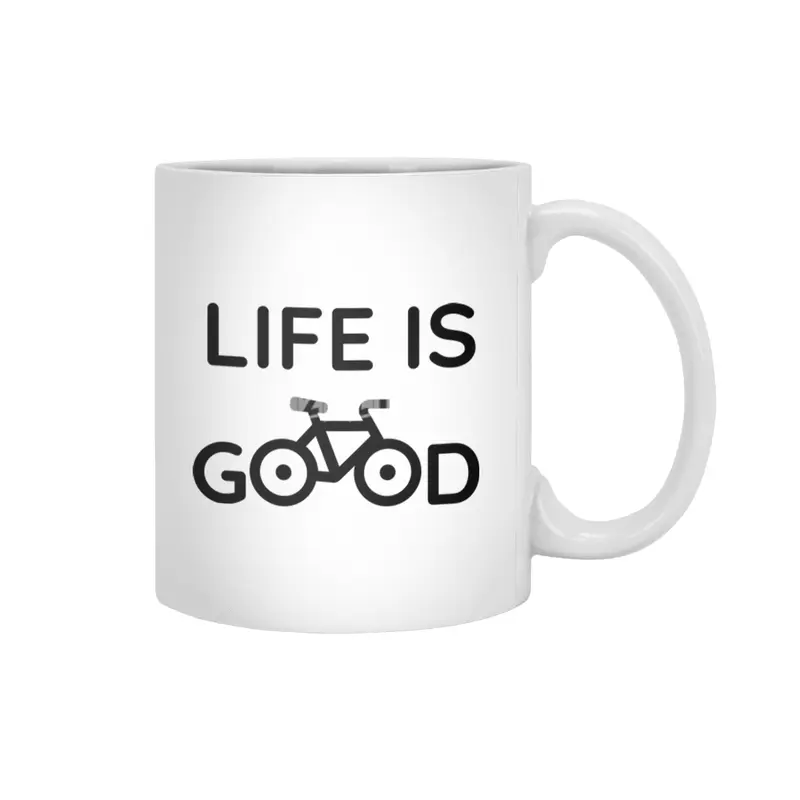 Life is good on a bike Beyaz Kupa