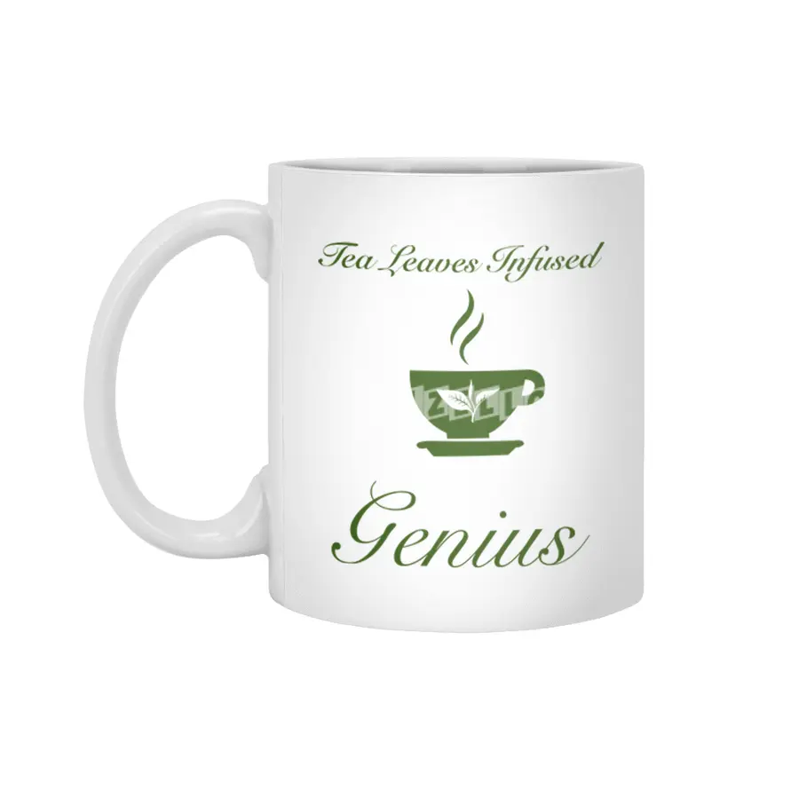 Green tea Leaves Infused Genius Beyaz Kupa