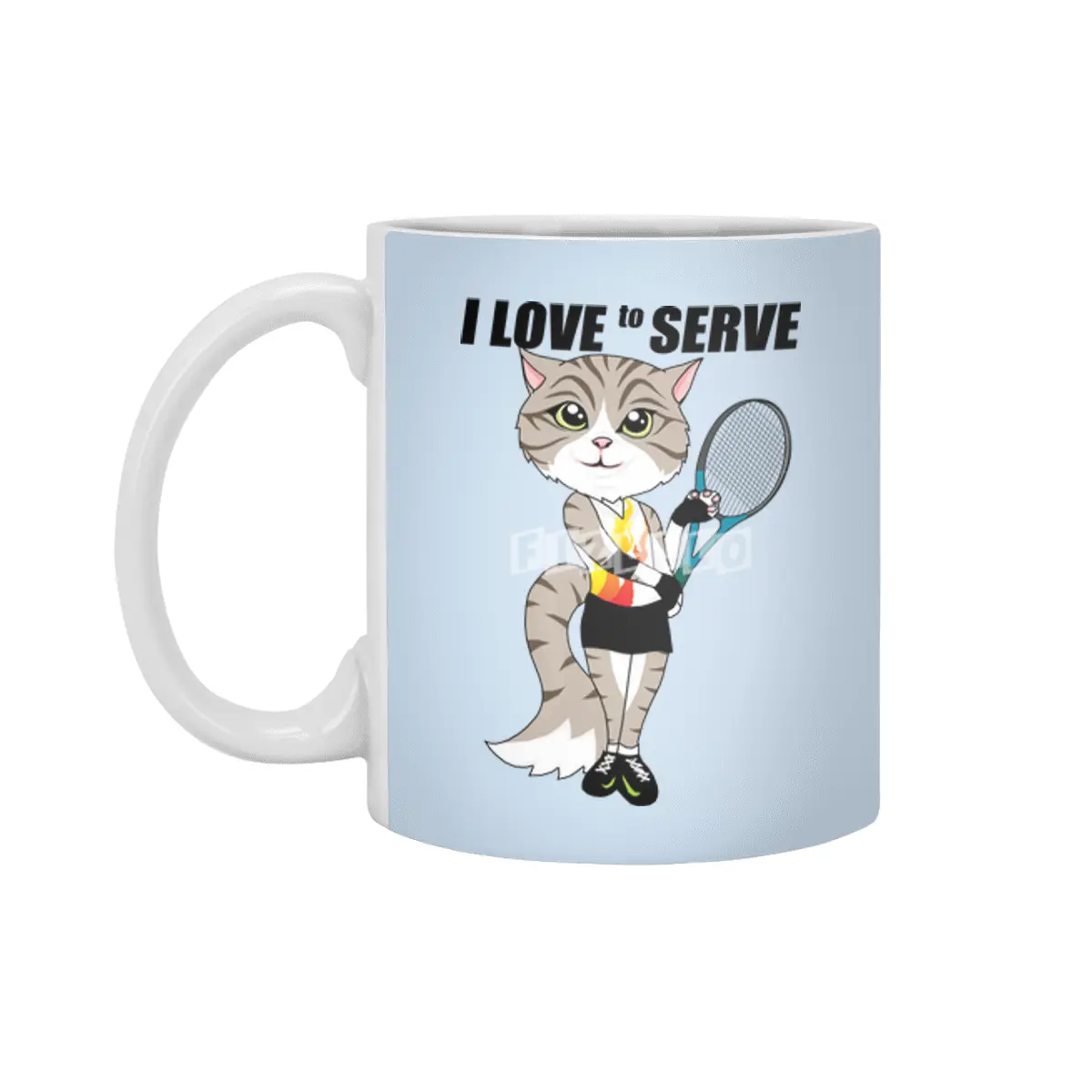 I Love to Serve Beyaz Kupa