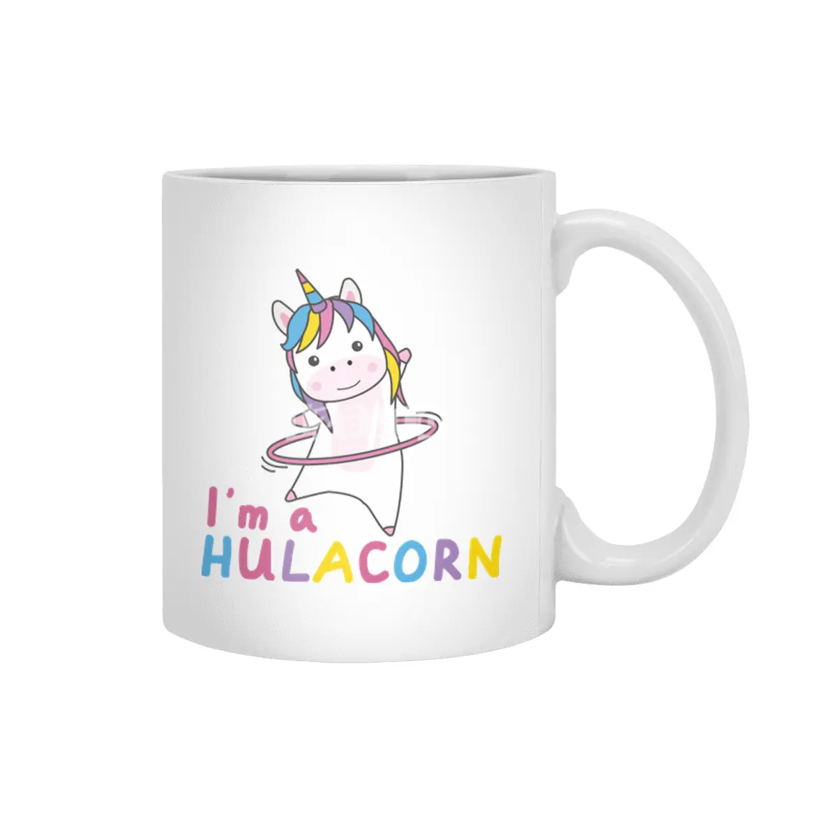 Im A Hulacorn Make Fun Sport Huller Animal Beyaz Kupa