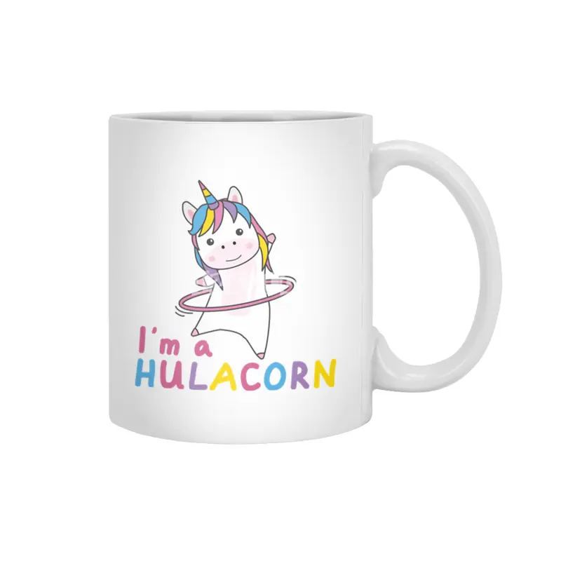 Im A Hulacorn Make Fun Sport Huller Animal Beyaz Kupa