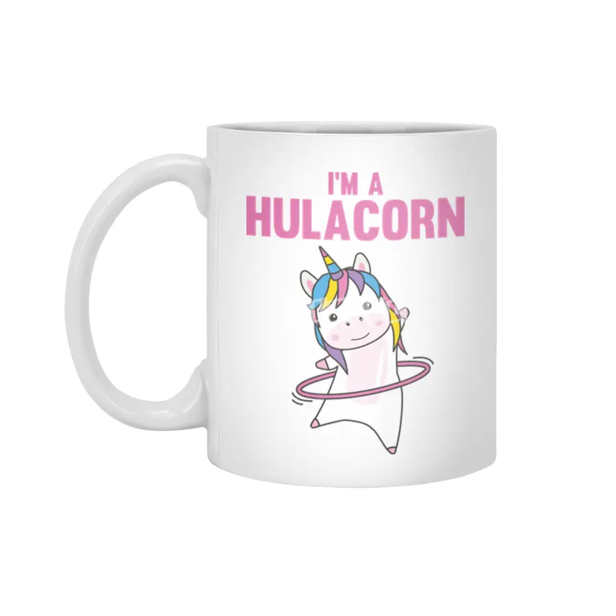 Im A Hulacorn Make Fun Sport Huller Animal Beyaz Kupa