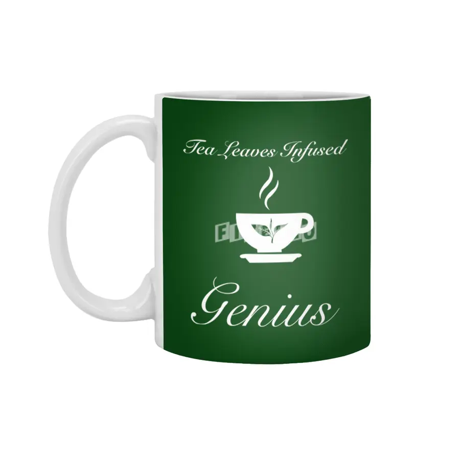 Tea Leaves Infused Genius Beyaz Kupa
