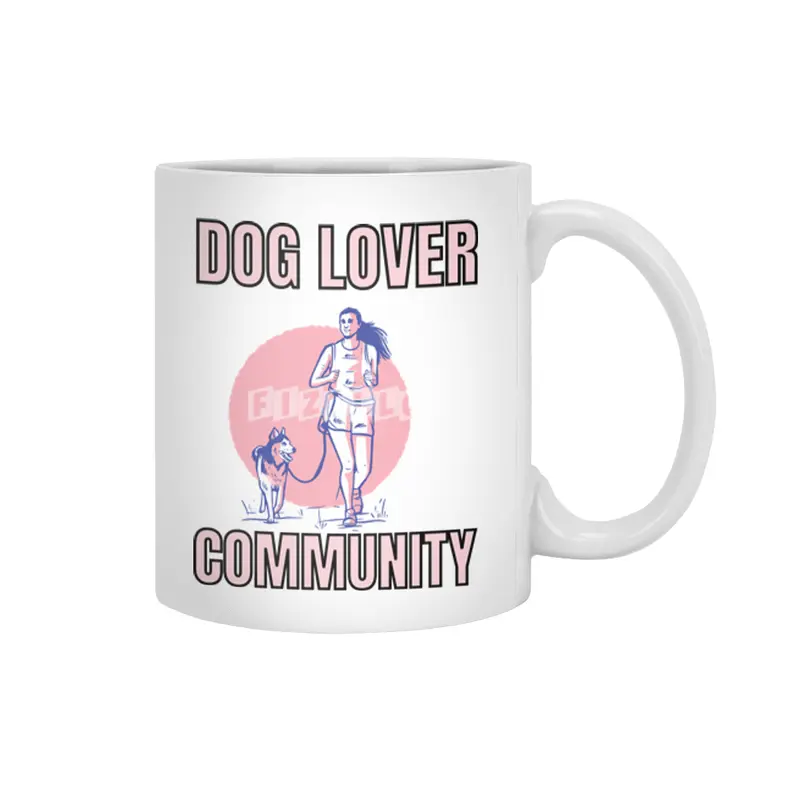 Dog Lover Community Beyaz Kupa