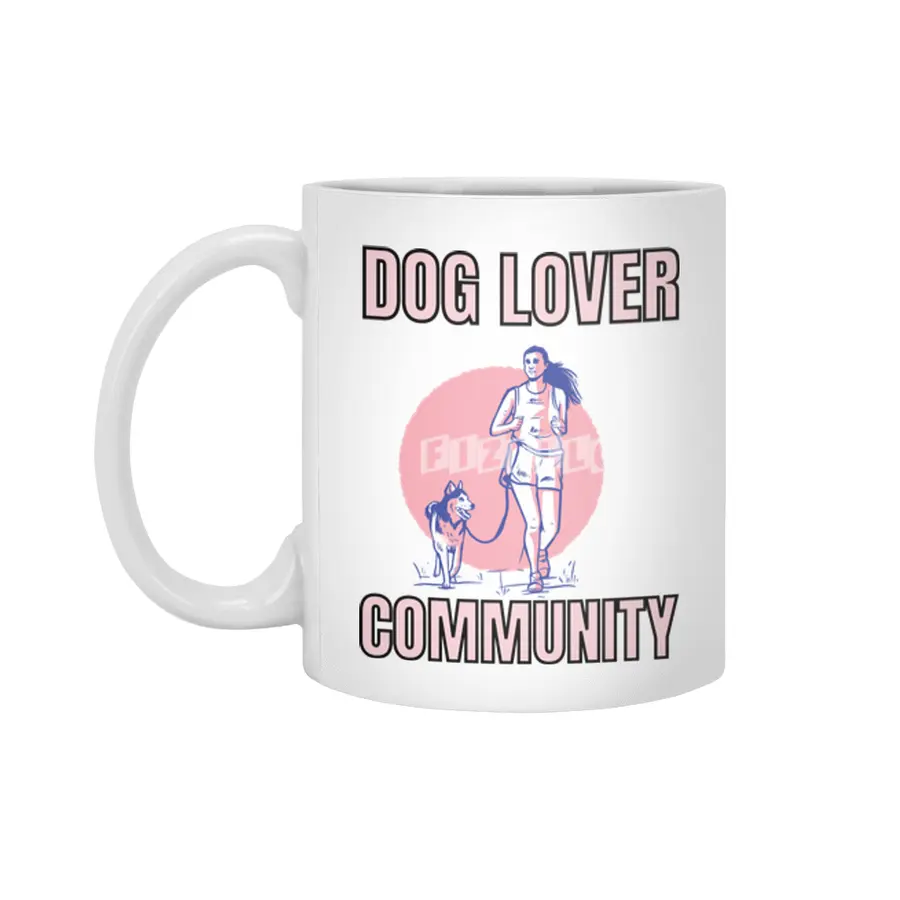 Dog Lover Community Beyaz Kupa
