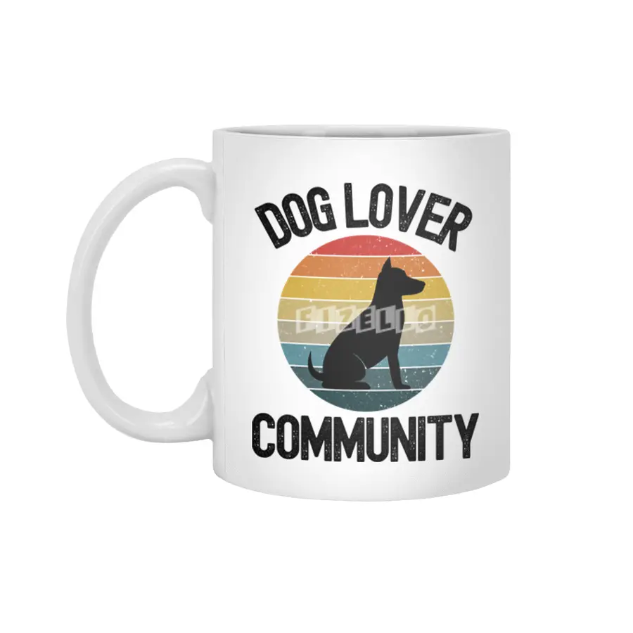 Dog Lover Community Beyaz Kupa