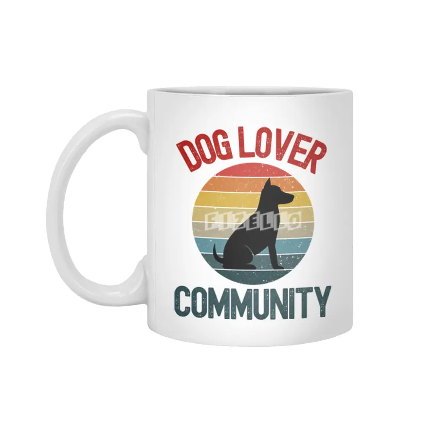 Dog Lover Community Beyaz Kupa
