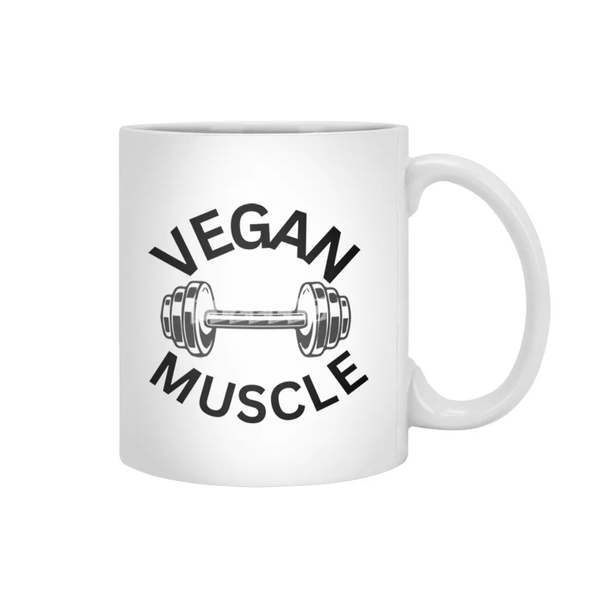 Vegan Muscle Beyaz Kupa
