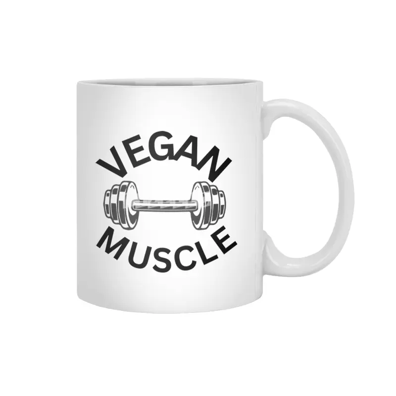 Vegan Muscle Beyaz Kupa