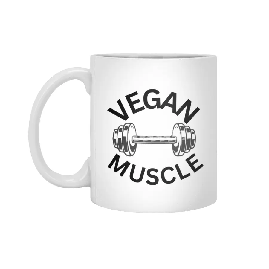 Vegan Muscle Beyaz Kupa
