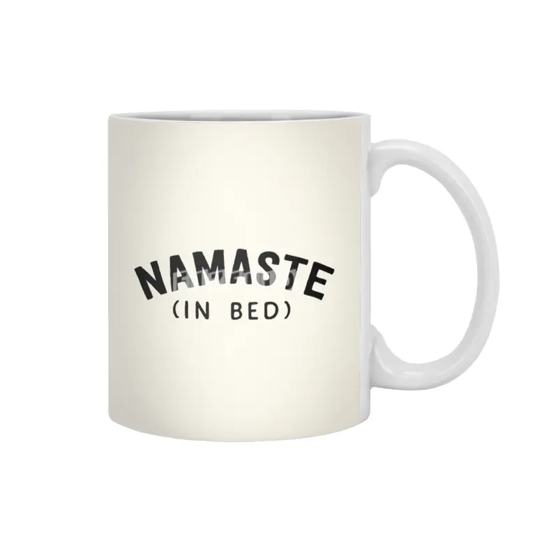 Namaste in bed Beyaz Kupa