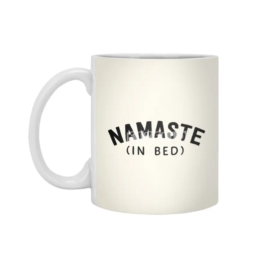 Namaste in bed Beyaz Kupa
